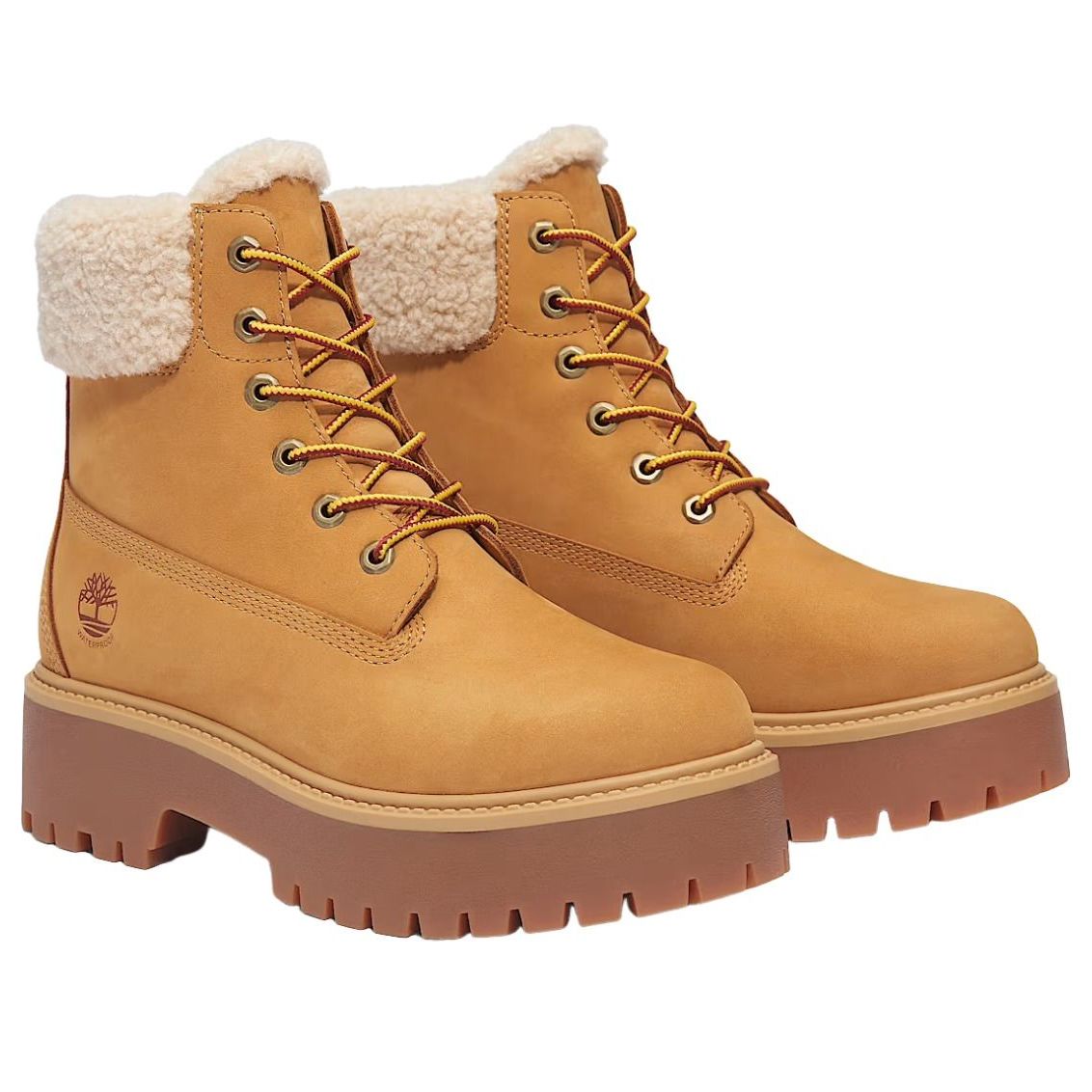 (WMNS) Timberland Stone Street Warm-Lined Waterproof Boot 'Wheat Nubuck' TB0A2PU67541