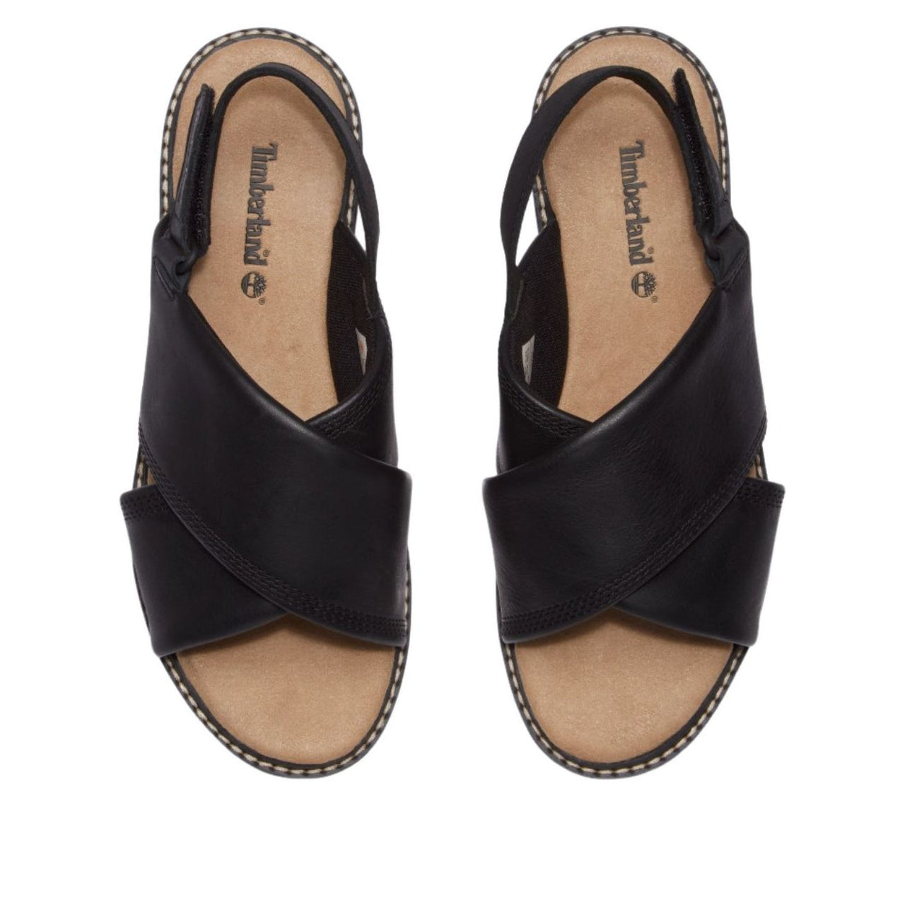 (WMNS) Timberland Safari Dawn Backstrap Sandal 'Black Full Grain' TB0A415JW021