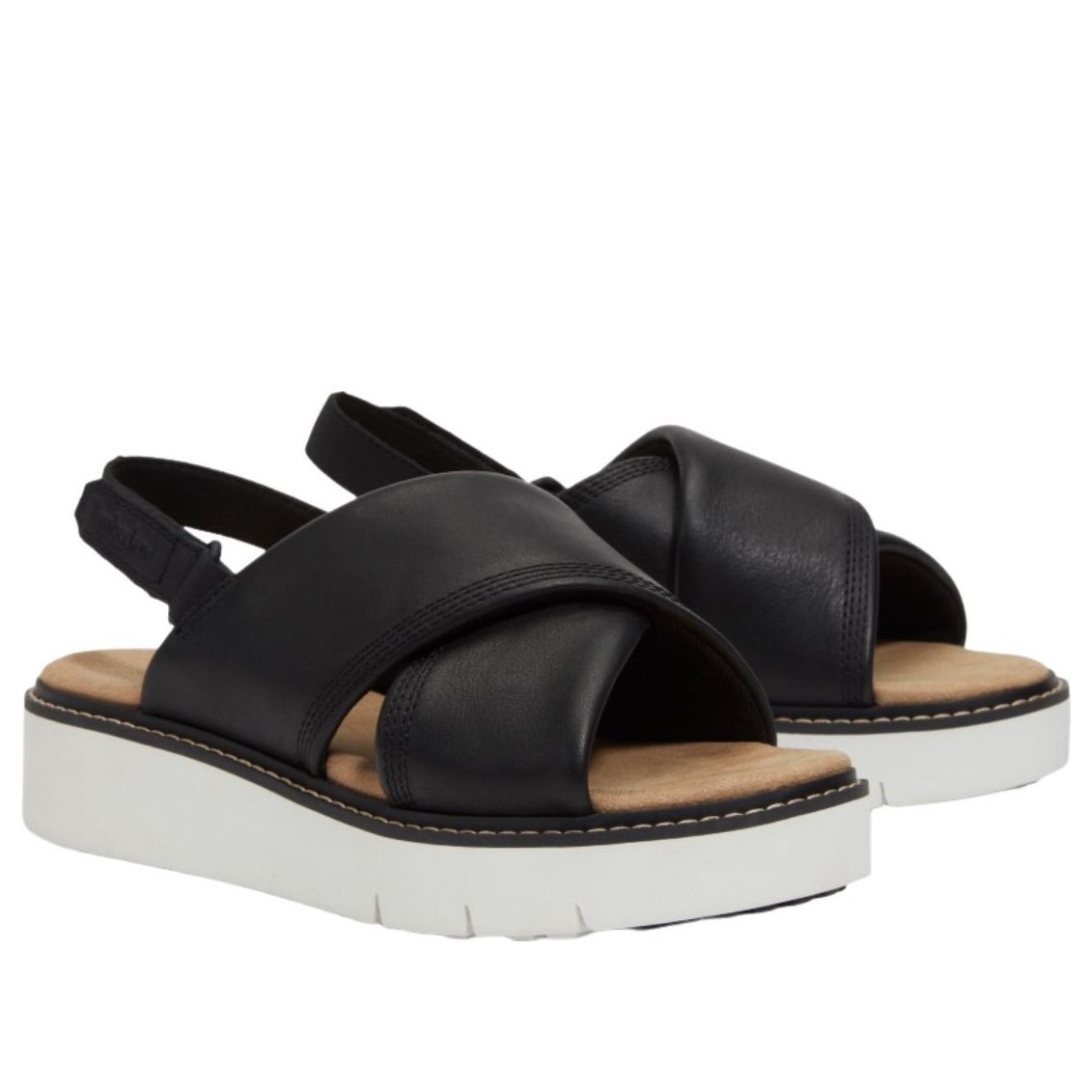 (WMNS) Timberland Safari Dawn Backstrap Sandal 'Black Full Grain' TB0A415JW021