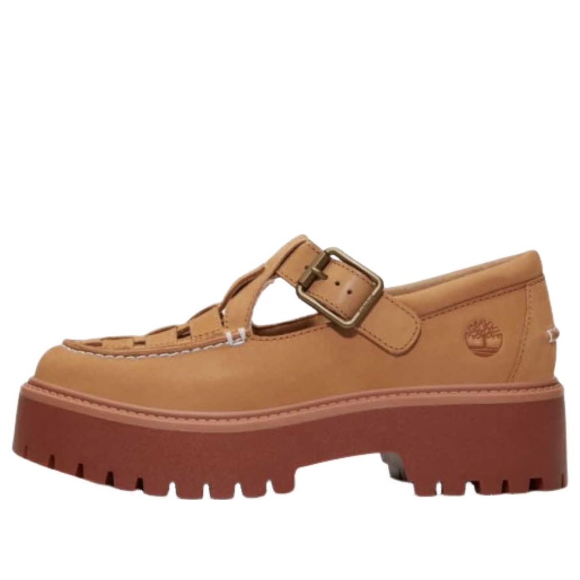 (WMNS) Timberland Stone Street Platform Buckle 'Medium Beige Nubuck' TB0A4188EN31