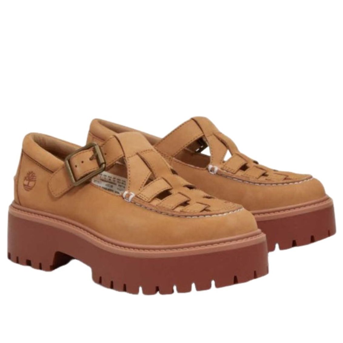 (WMNS) Timberland Stone Street Platform Buckle 'Medium Beige Nubuck' TB0A4188EN31