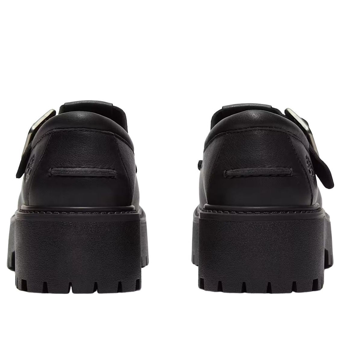 (WMNS) Timberland Stone Street Platform Buckle 'Black Full Grain' TB0A4188W021