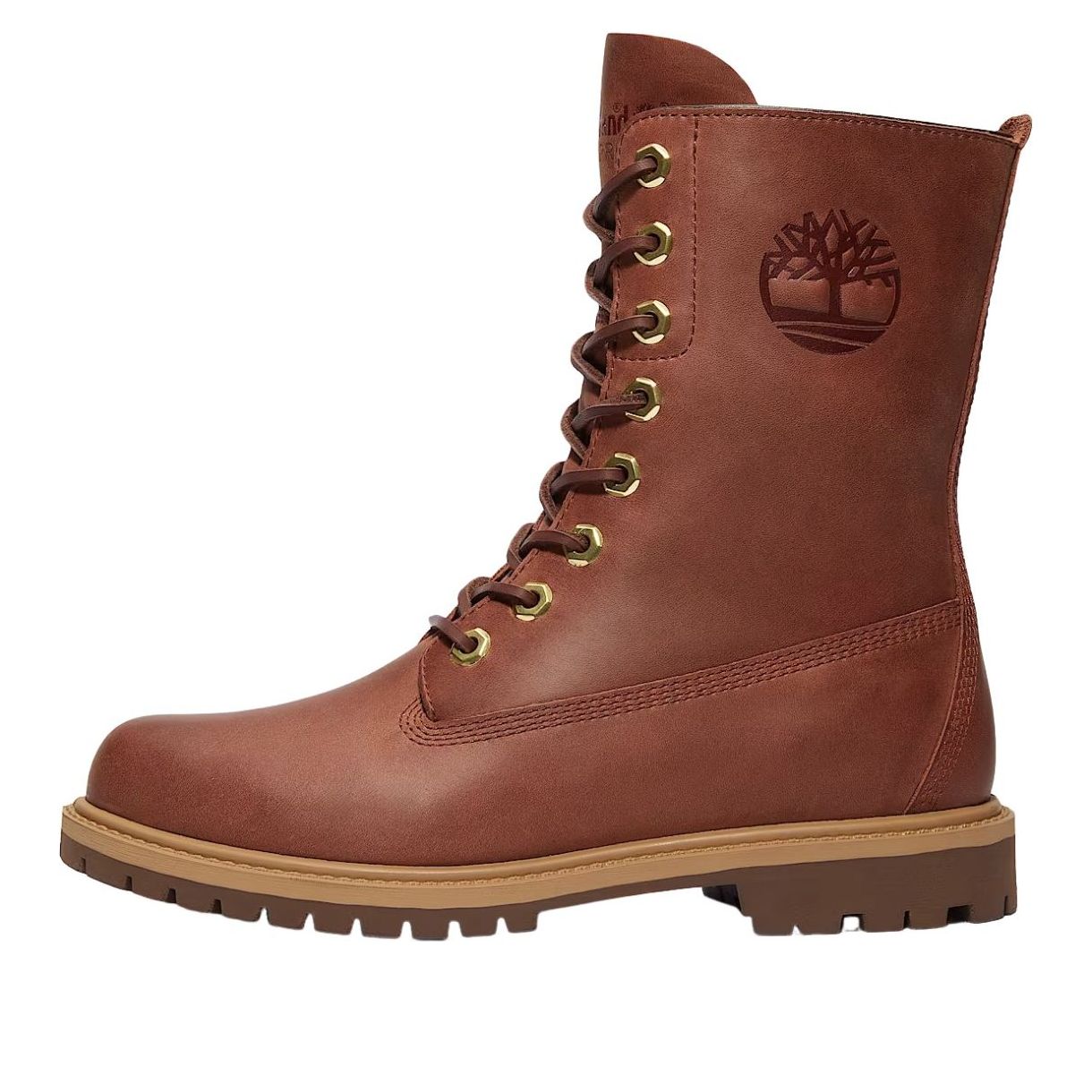 (WMNS) Timberland Premium 8 Inch Lace Up 'Brown' TB0A43MXEM41