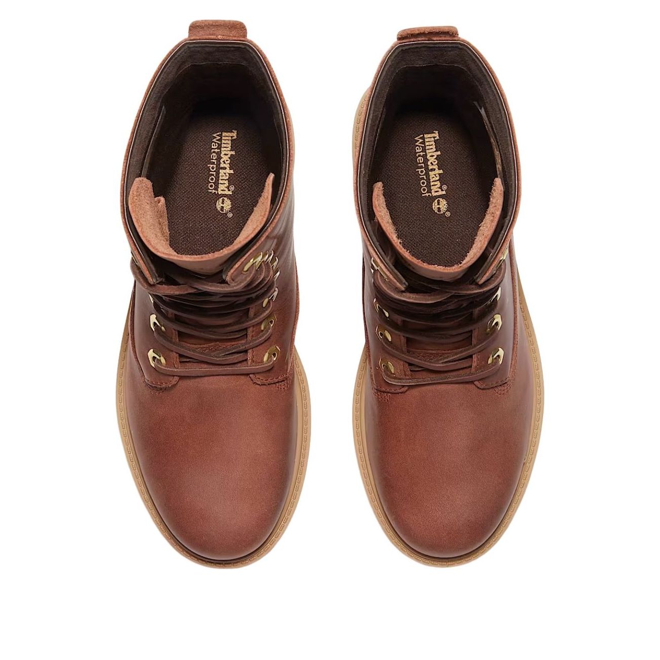 (WMNS) Timberland Premium 8 Inch Lace Up 'Brown' TB0A43MXEM41