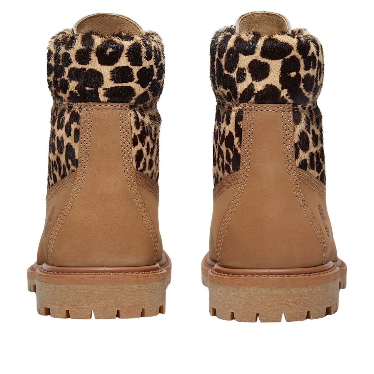 (WMNS) Timberland Premium 6 Inch Lace Up Boot 'Leopard Print Beige Nubuck' TB0A5M5NEN31
