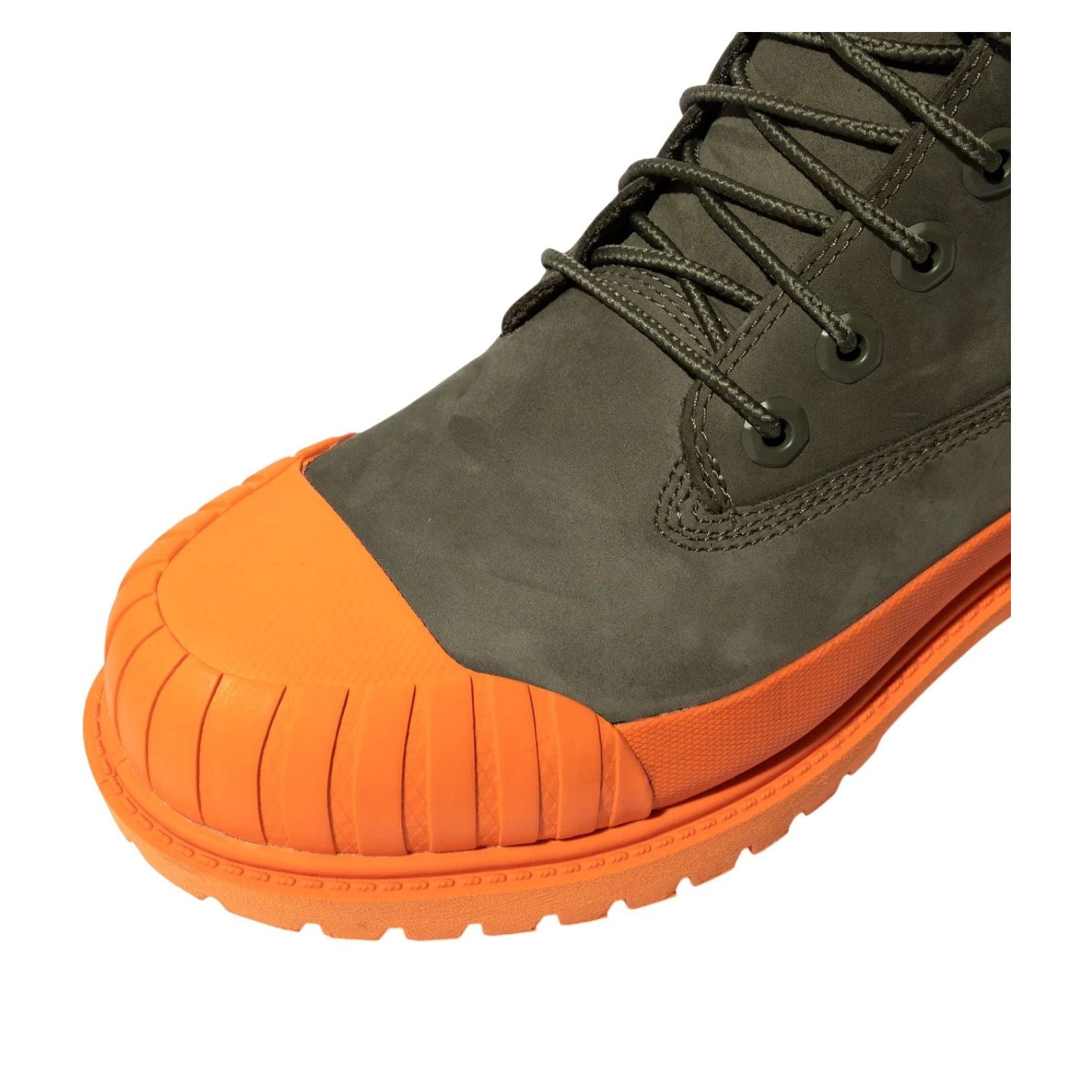 (WMNS) Timberland x Bee Line 6 Inch Boot Premium Rubber Toe WP 'Dark Green Orange' TB0A5PRXA58
