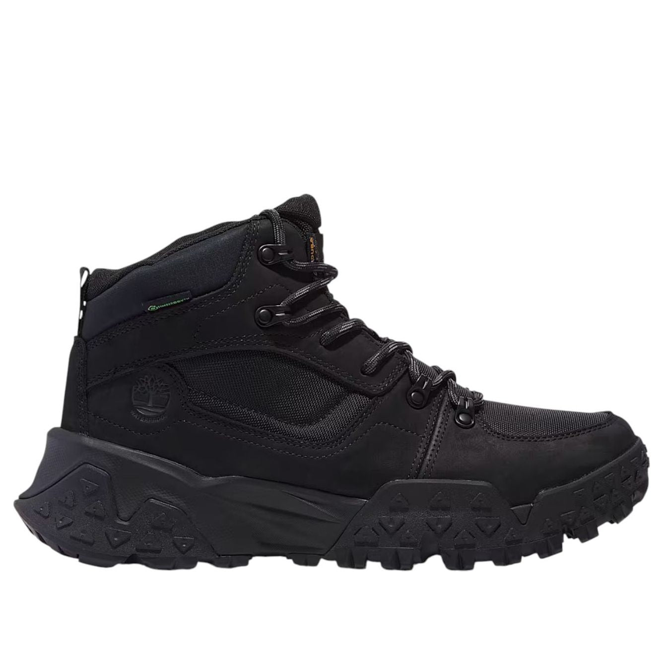 Timberland Motion Scramble Mid Lace-Up Waterproof Hiker 'Black Nubuck' TB0A68XRW05