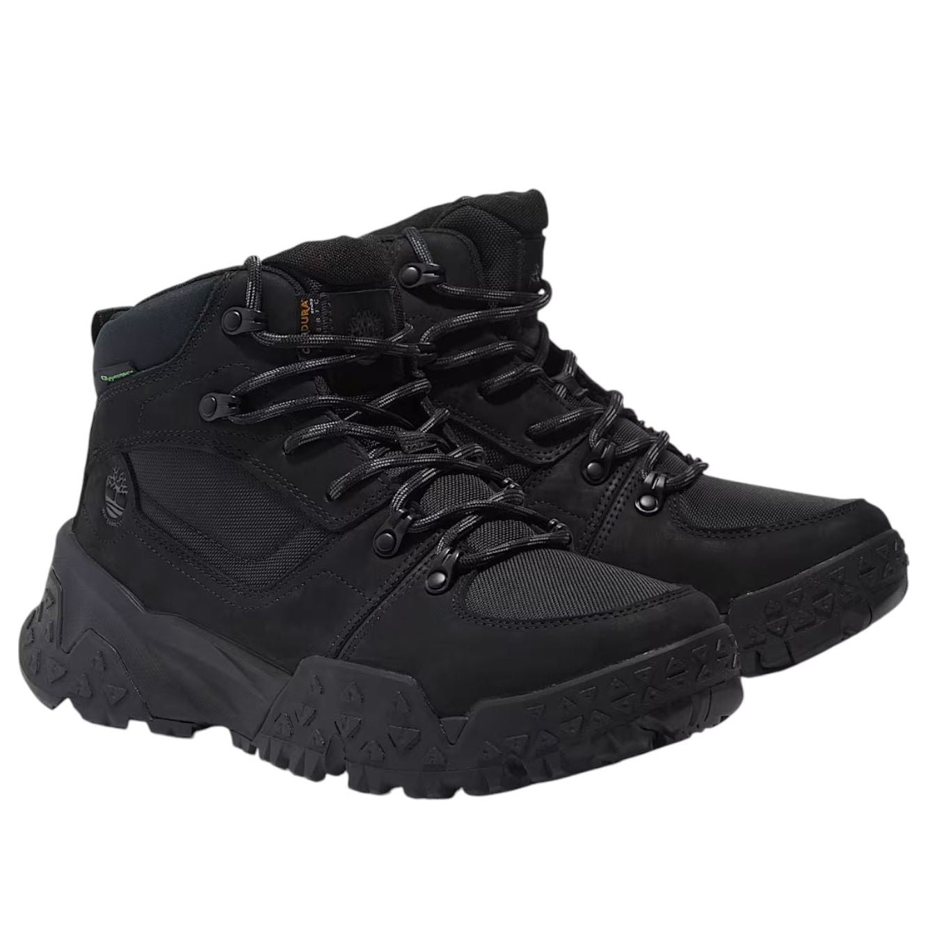 Timberland Motion Scramble Mid Lace-Up Waterproof Hiker 'Black Nubuck' TB0A68XRW05