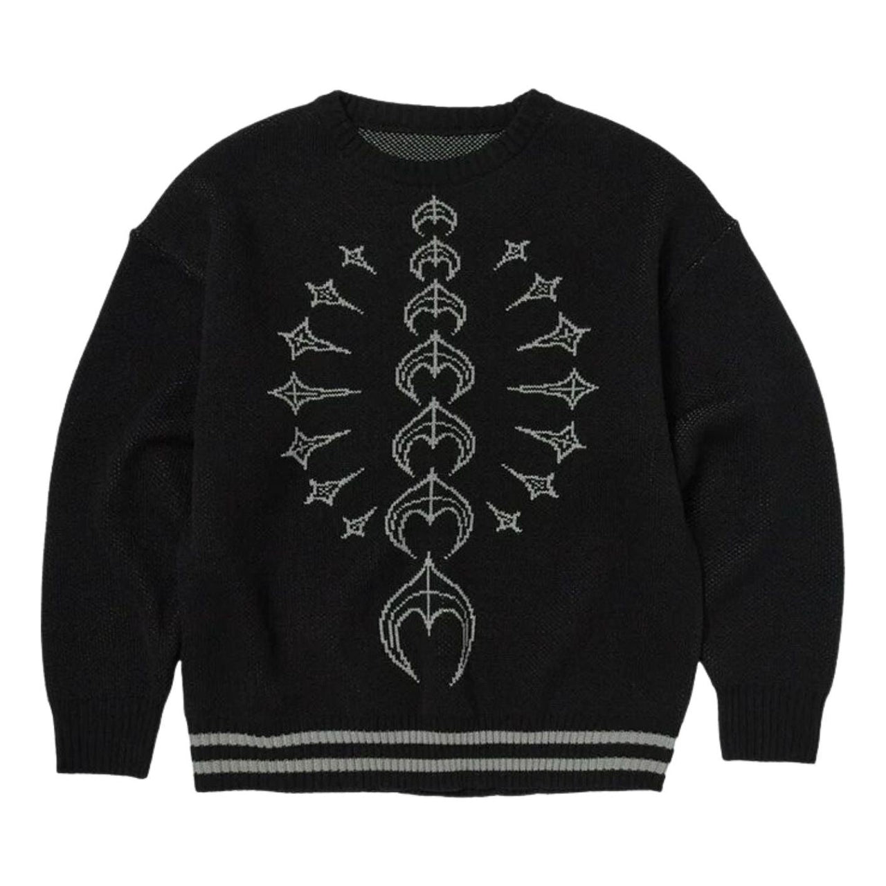 Thug Club TC Bone Knit Sweater 'Black White' TC25KN2001