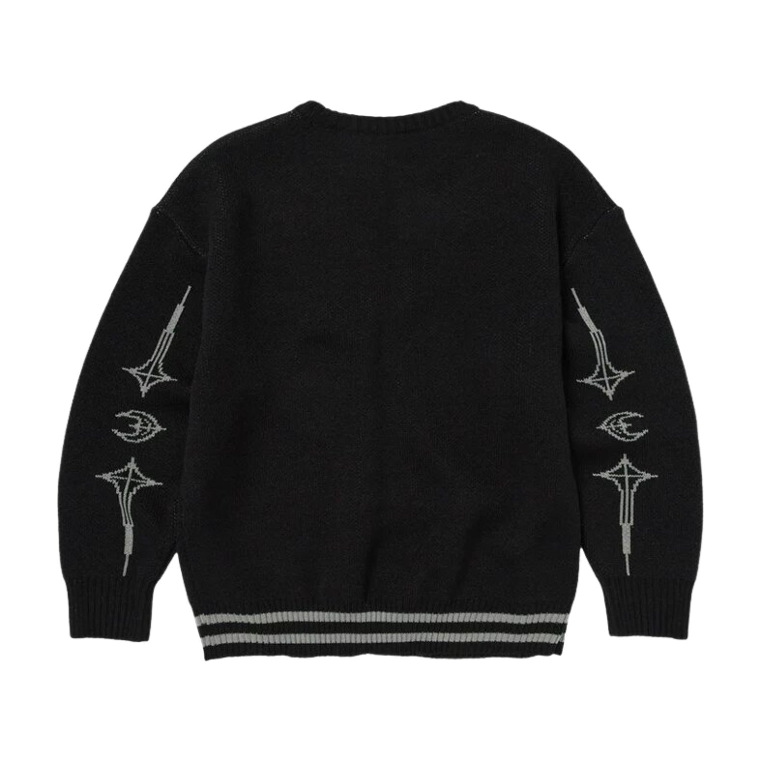 Thug Club TC Bone Knit Sweater 'Black White' TC25KN2001
