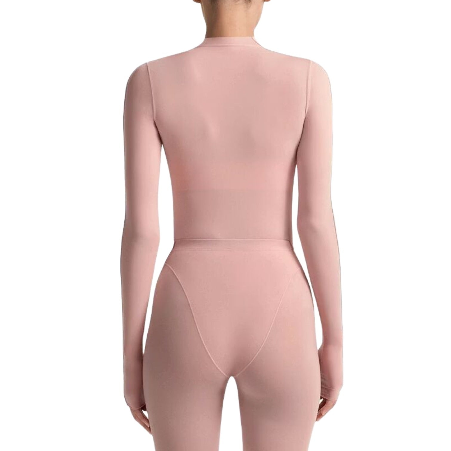 (WMNS) Nike x SKIMS Weightless Layers Mock Neck Lomg Sleeve Top 'Himalayan' TPLST6052W-HIM