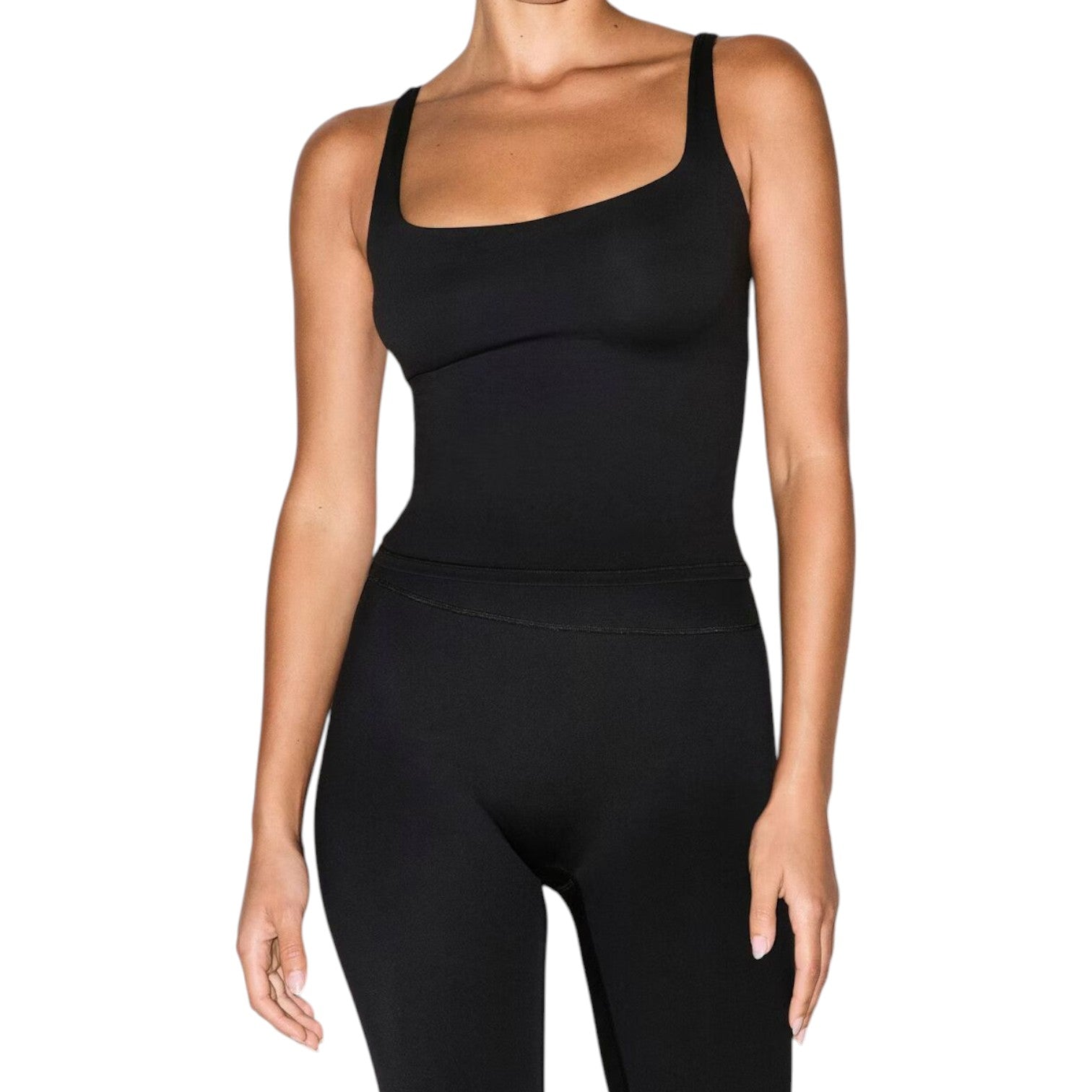(WMNS) Nike x SKIMS Matte Square-Neck Tank 'Obsidian' TPTNK2728-OBD