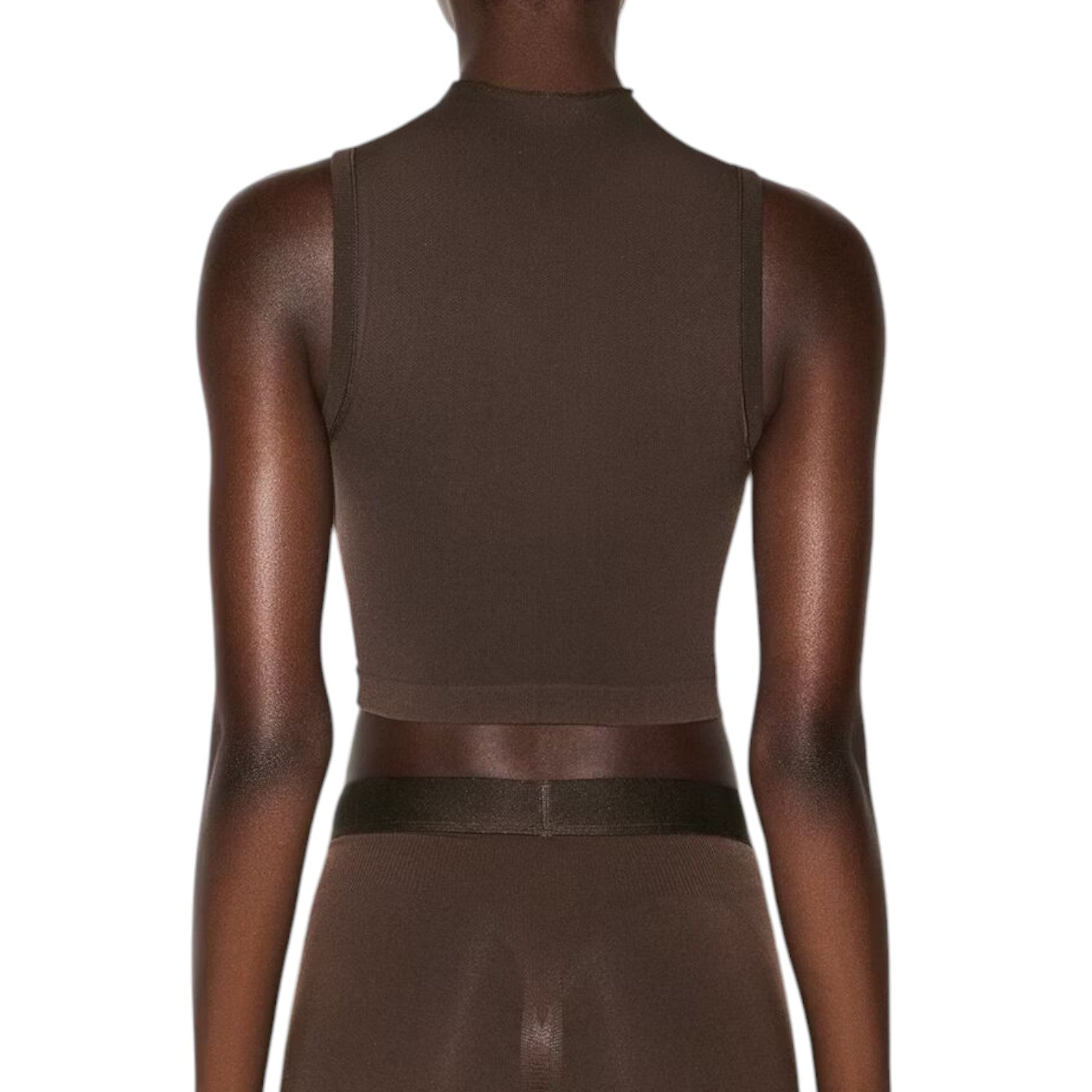 (WMNS) Nike x SKIMS Vintage Seamless Mock-Neck Long-Line Bra 'Phoenix' TPTNK2954-PHO