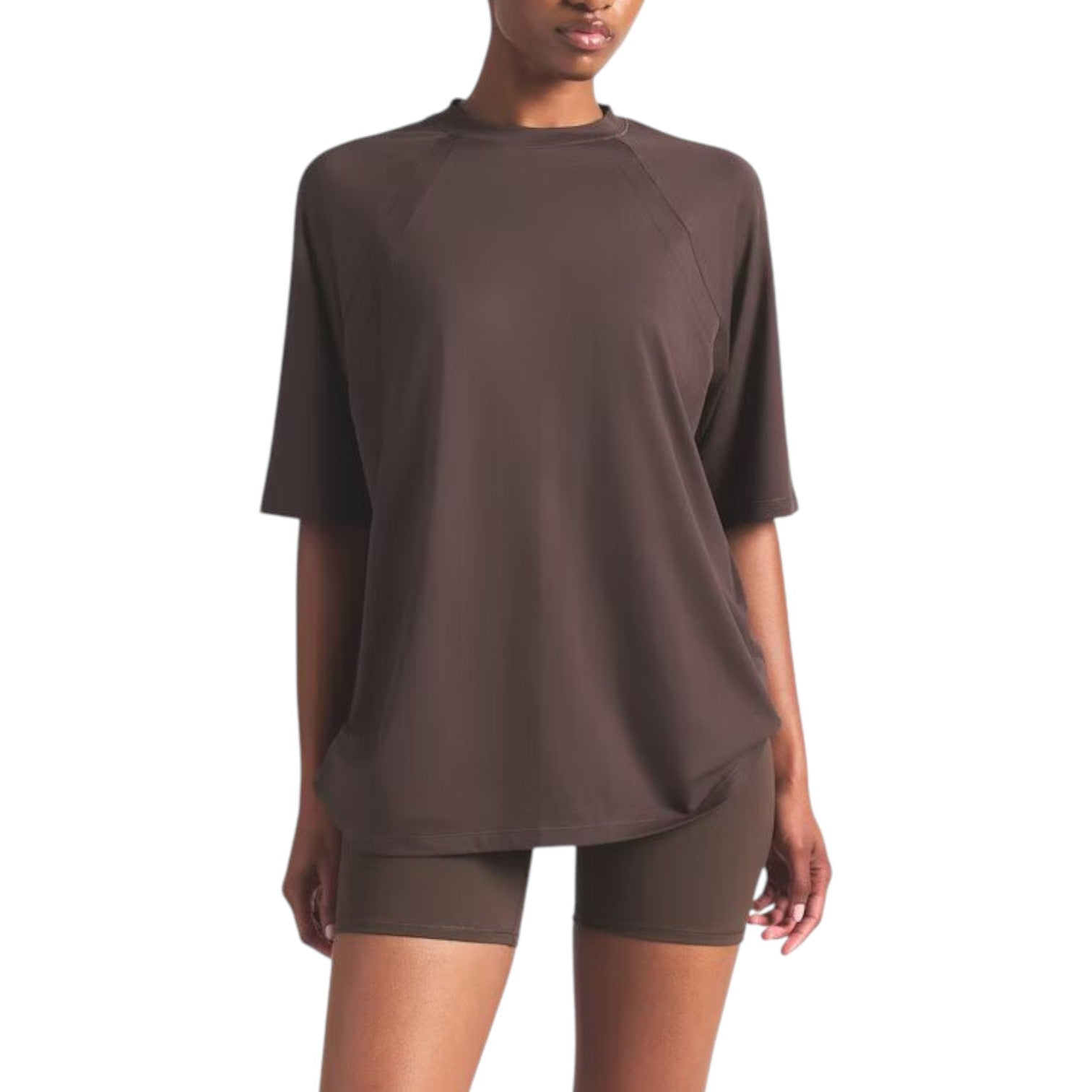 (WMNS) Nike x SKIMS Airy Oversized T-Shirt 'Dark Sepia' TPTSH2742-DSP