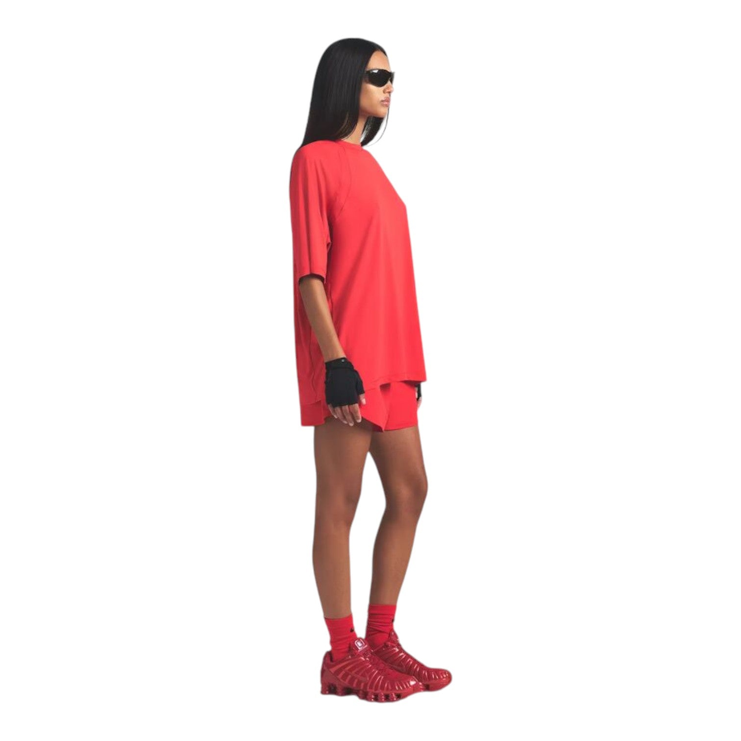 (WMNS) Nike x SKIMS Airy Oversized T-Shirt 'Ruby' TPTSH2742-RBY