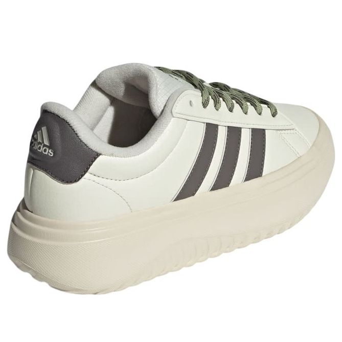 (WMNS) adidas Grand Court Platform 'Ivory Black' IH2427