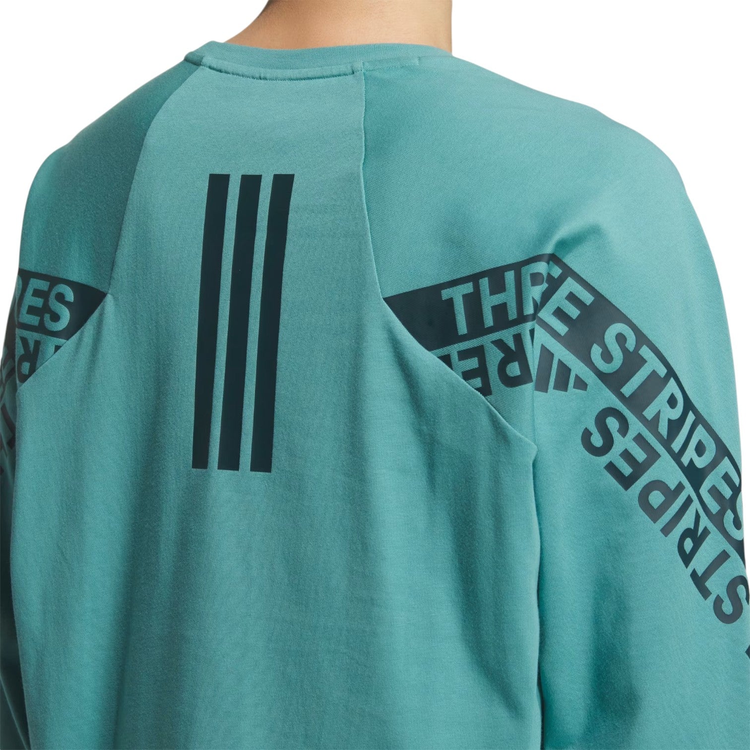 adidas Wording Pack Loose Fit Long Sleeve T-Shirt 'Blue' KA1281