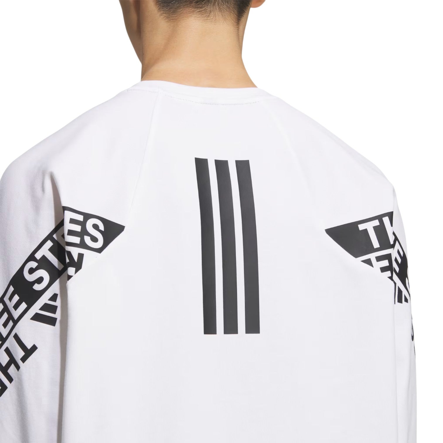 adidas Wording Pack Loose Fit Long Sleeve T-Shirt 'White' KA1283