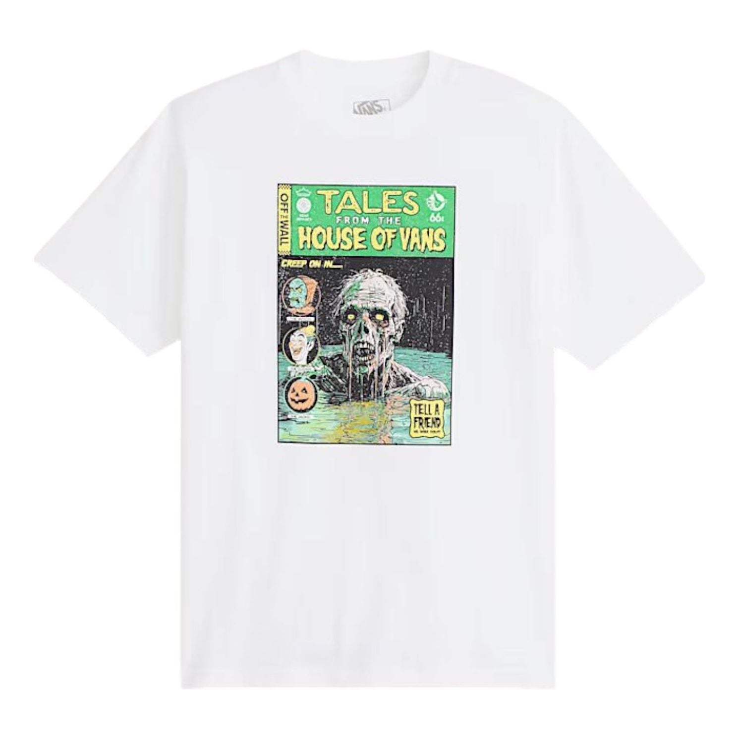 Vans Halloween Tales T-Shirt 'White' VN000XRKWHT