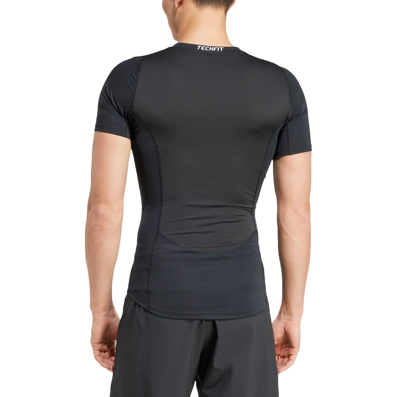 adidas Techfit Compression Training T-Shirt Asia Sizing 'Black' JE6698