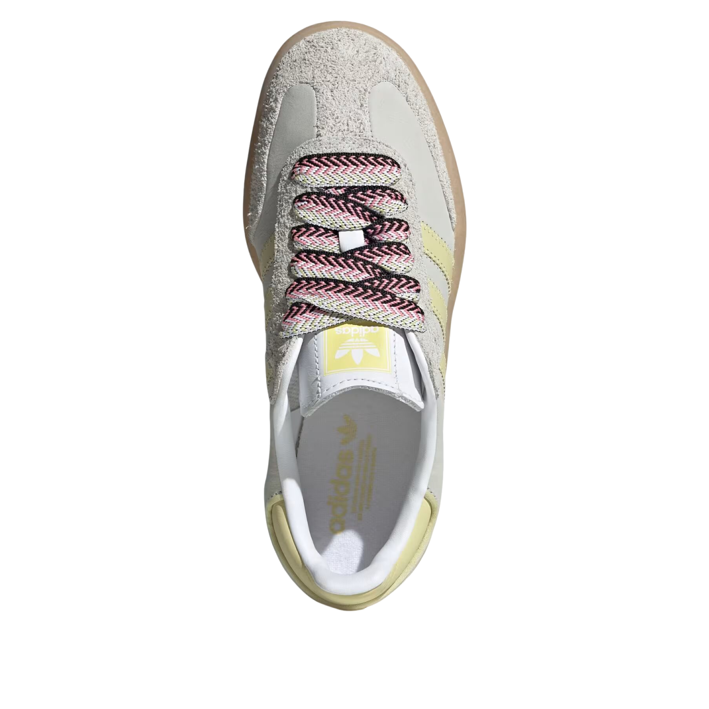(WMNS) adidas Sambae 'White Grey Powder Yellow' JI2739