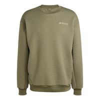 adidas Terrex Xploric Crewneck Sweatshirt Asia Sizing 'Olive Green' IM8256