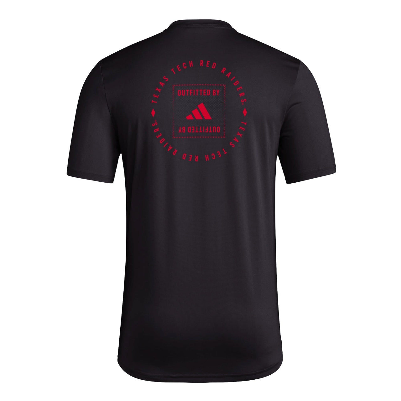 adidas Texas Tech Pre-Game T-shirt Asia Sizing 'Black' JP2054