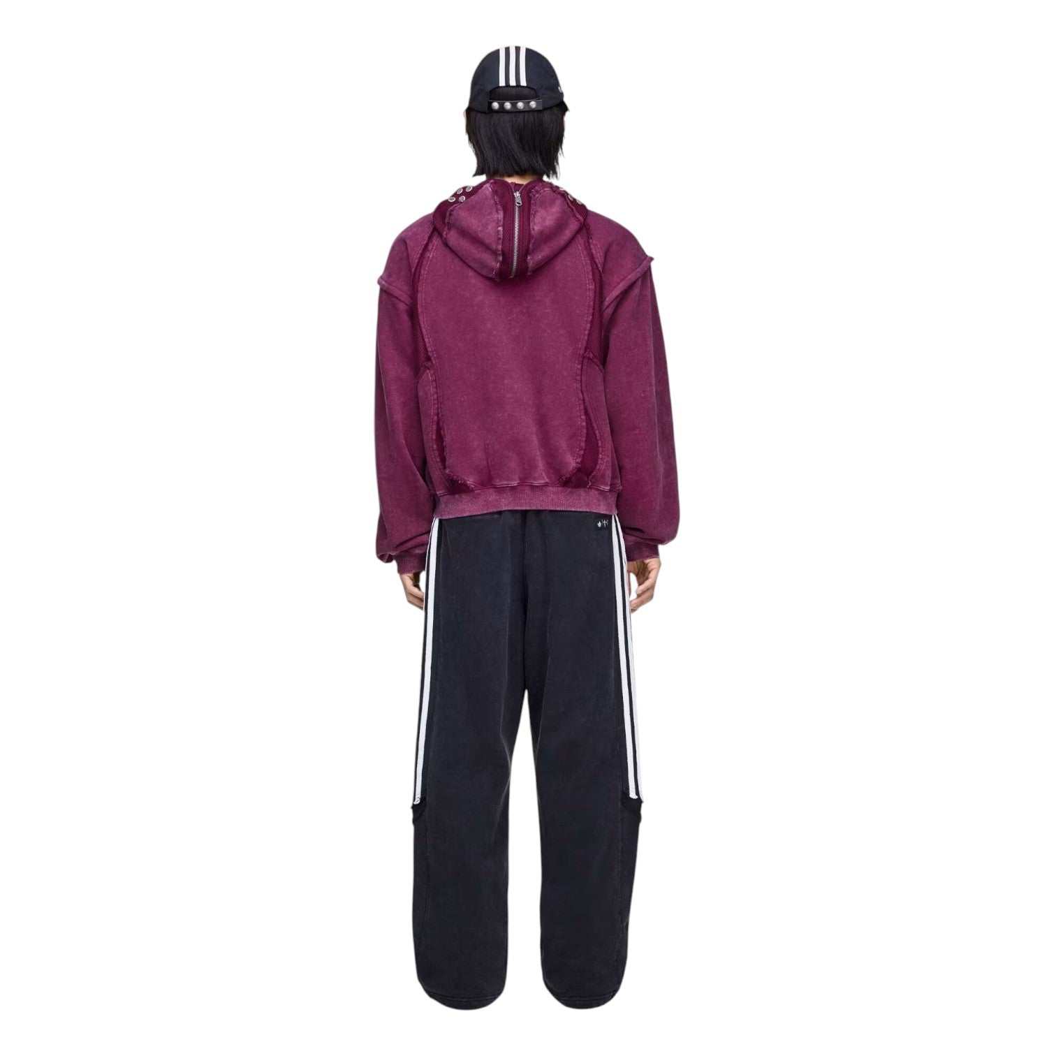 adidas x THUG CLUB TEAMGEIST Hooded Jacket 'Maroon' KC2210