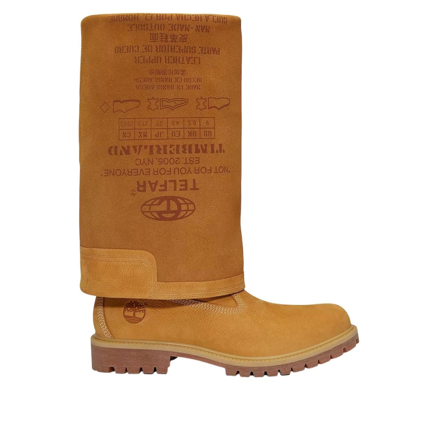 Timberland x Telfar Tall Pull On Boot 'Wheat' TB0A42XG754