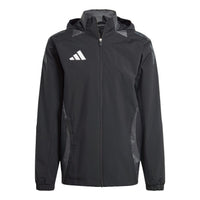 adidas Tiro 24 Competition All-Weather Jacket Asia Sizing 'Black Grey' IJ8343