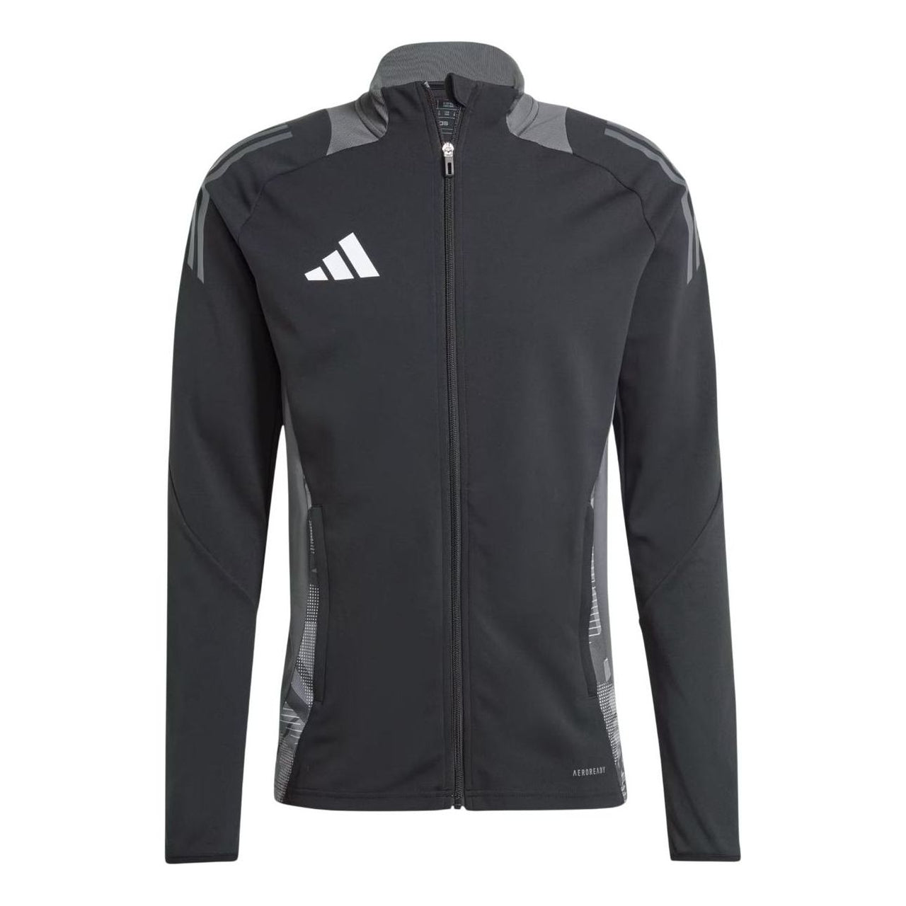 adidas Tiro 24 Competition Training Jacket Asia Sizing 'Black Grey' IP1870