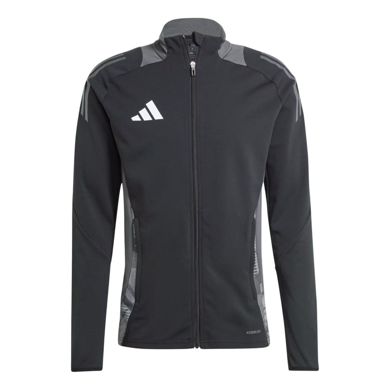 adidas Tiro 24 Competition Training Jacket Asia Sizing 'Black Grey' IP1870
