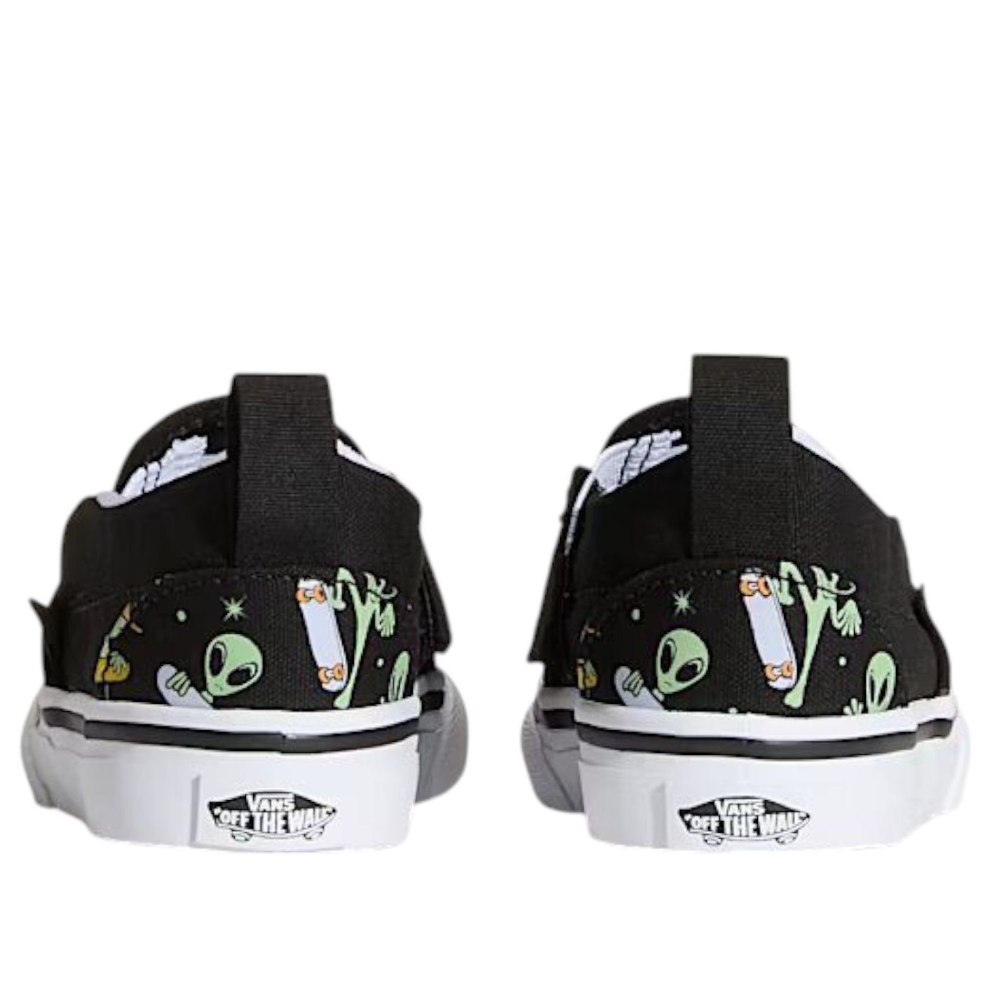 (TD) Vans Classic Slip-On V 'Black Green' VN000D0SYJ7