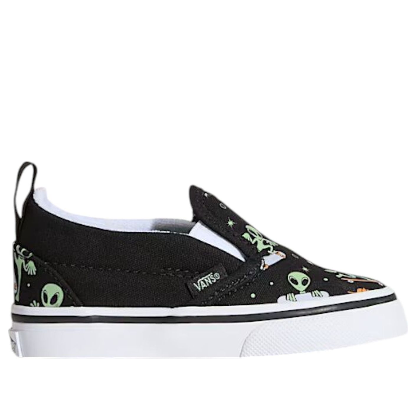 (TD) Vans Classic Slip-On V 'Black Green' VN000D0SYJ7
