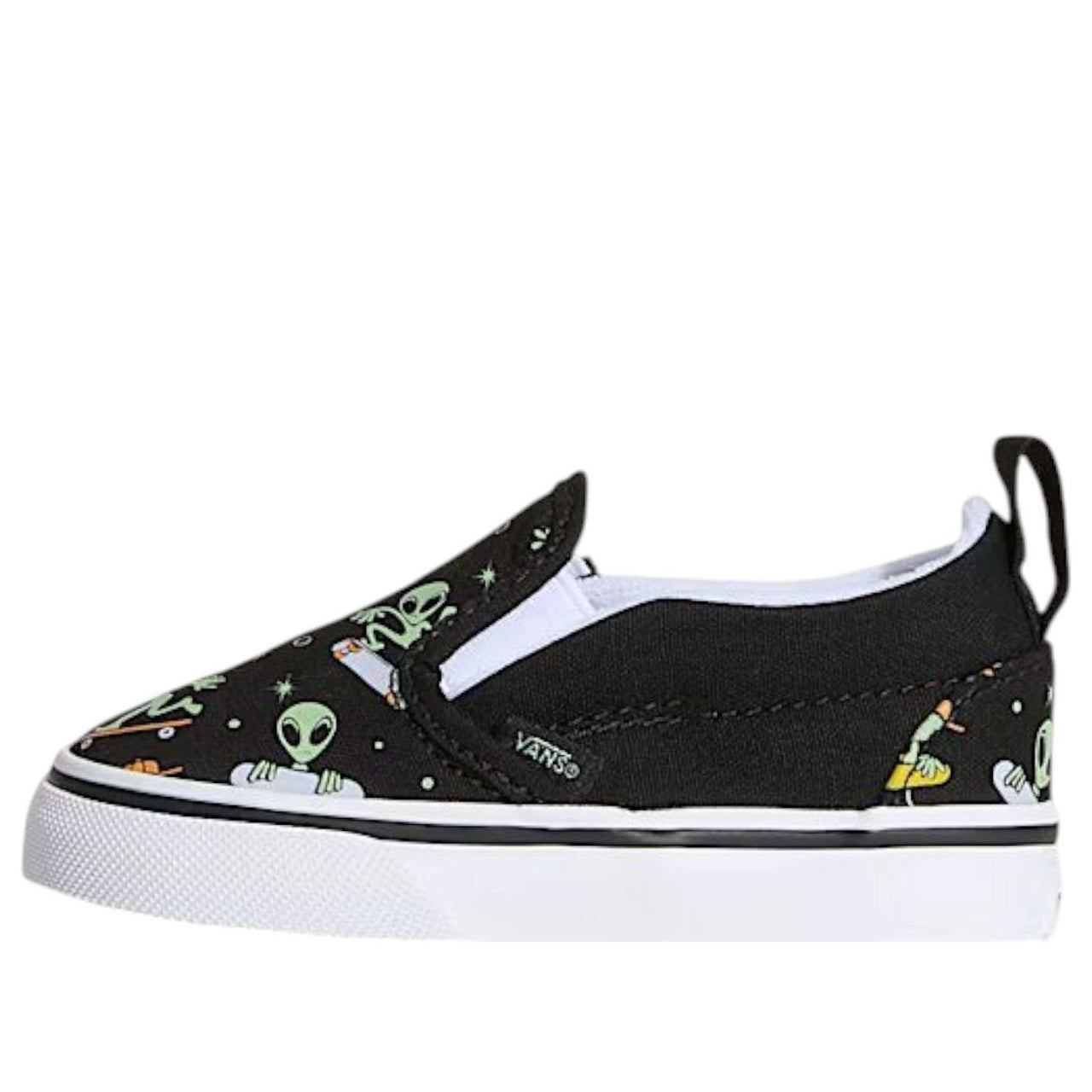 (TD) Vans Classic Slip-On V 'Black Green' VN000D0SYJ7