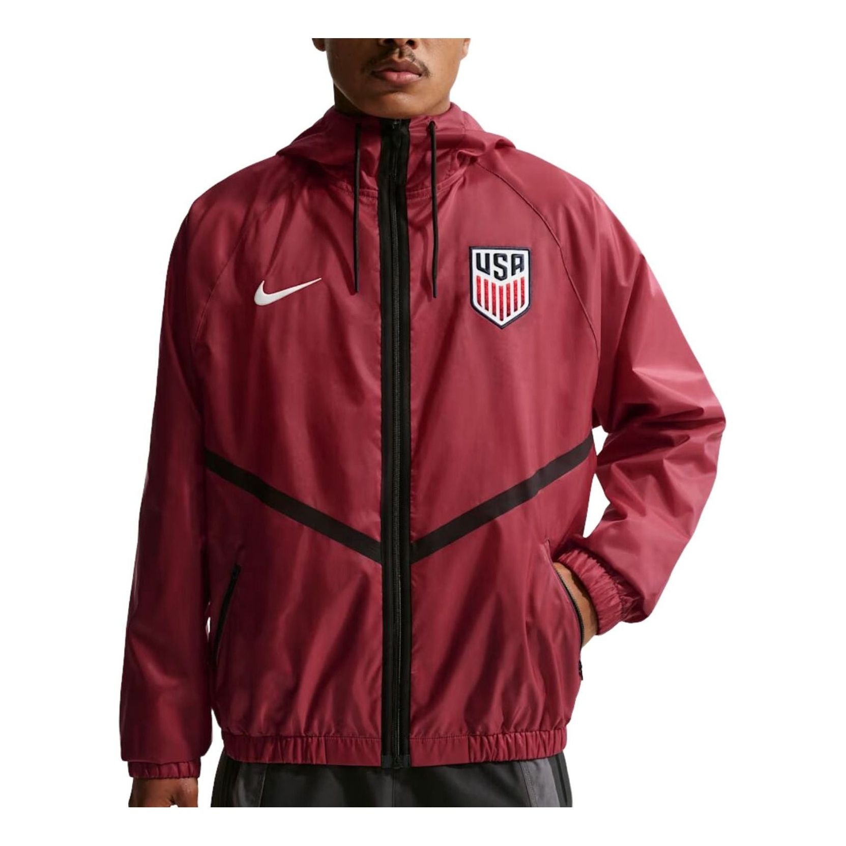 Nike USMNT 2026 Anthem Jacket 'Team Red Sail' IH1632-677