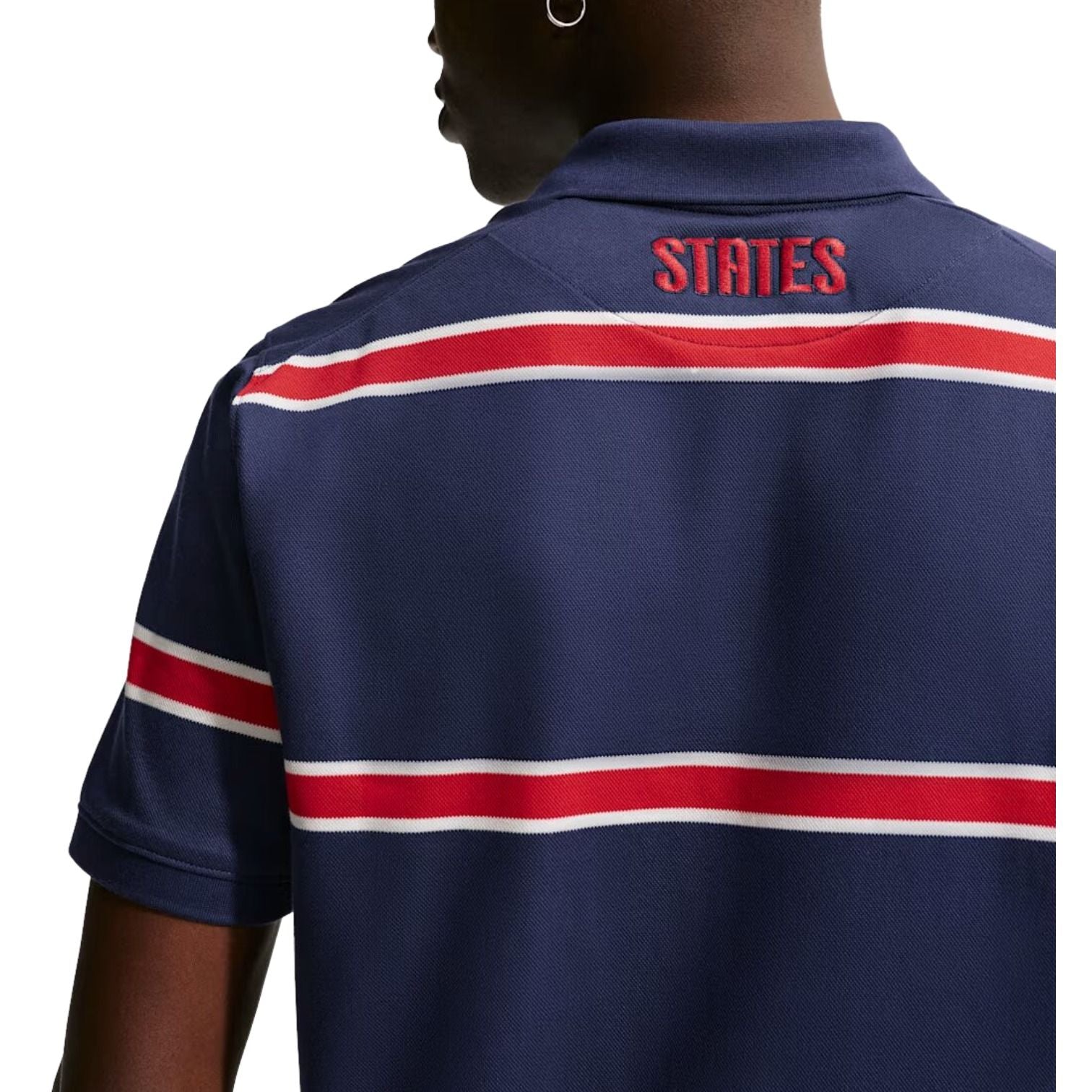 Nike USMNT 2026 Polo Shirt  'Midnight Navy Sail University Red' IB6216-410
