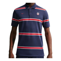 Nike USMNT 2026 Polo Shirt  'Midnight Navy Sail University Red' IB6216-410