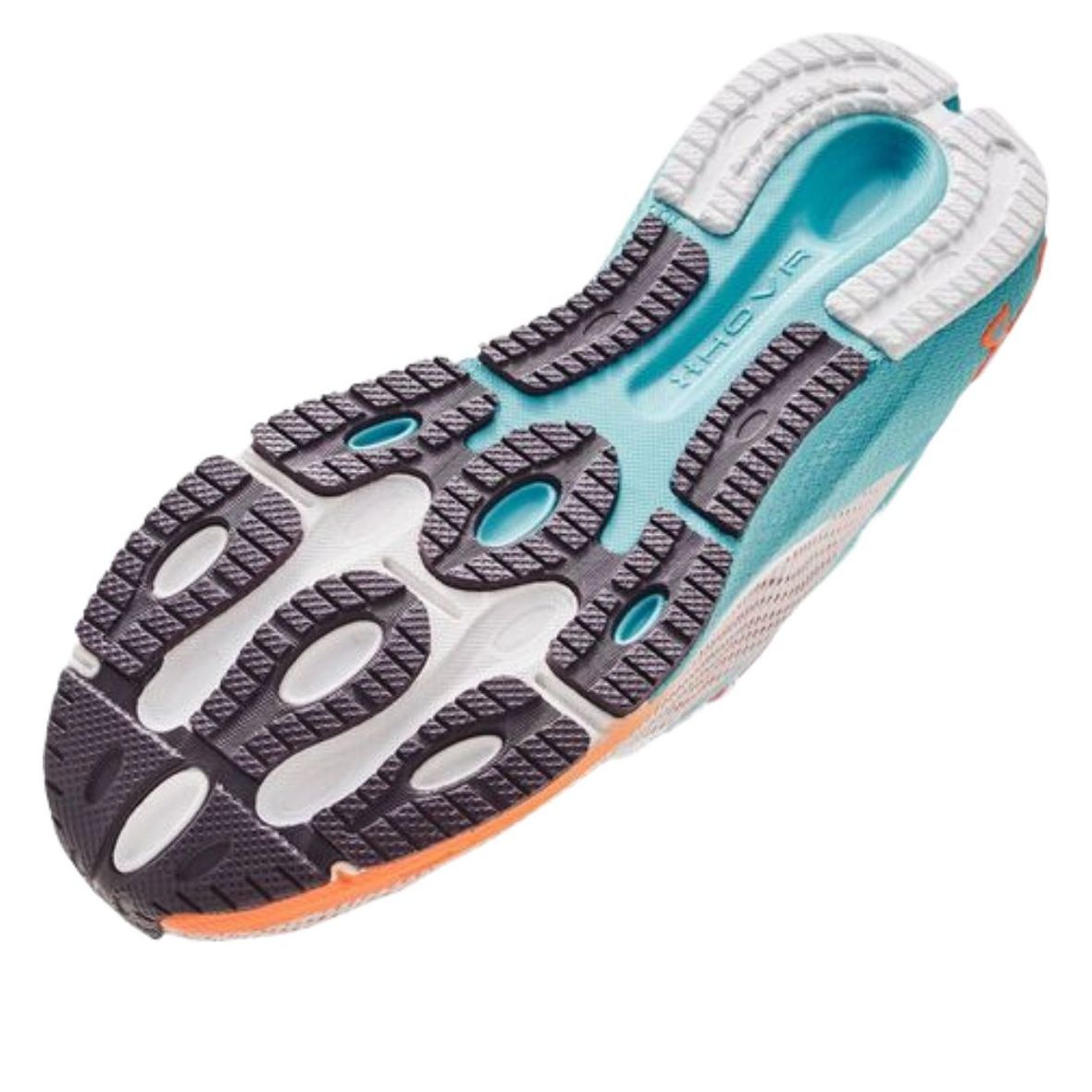 (WMNS) Under Armour HOVR Machina Breeze 'Blue Orange Grey' 3026264-301