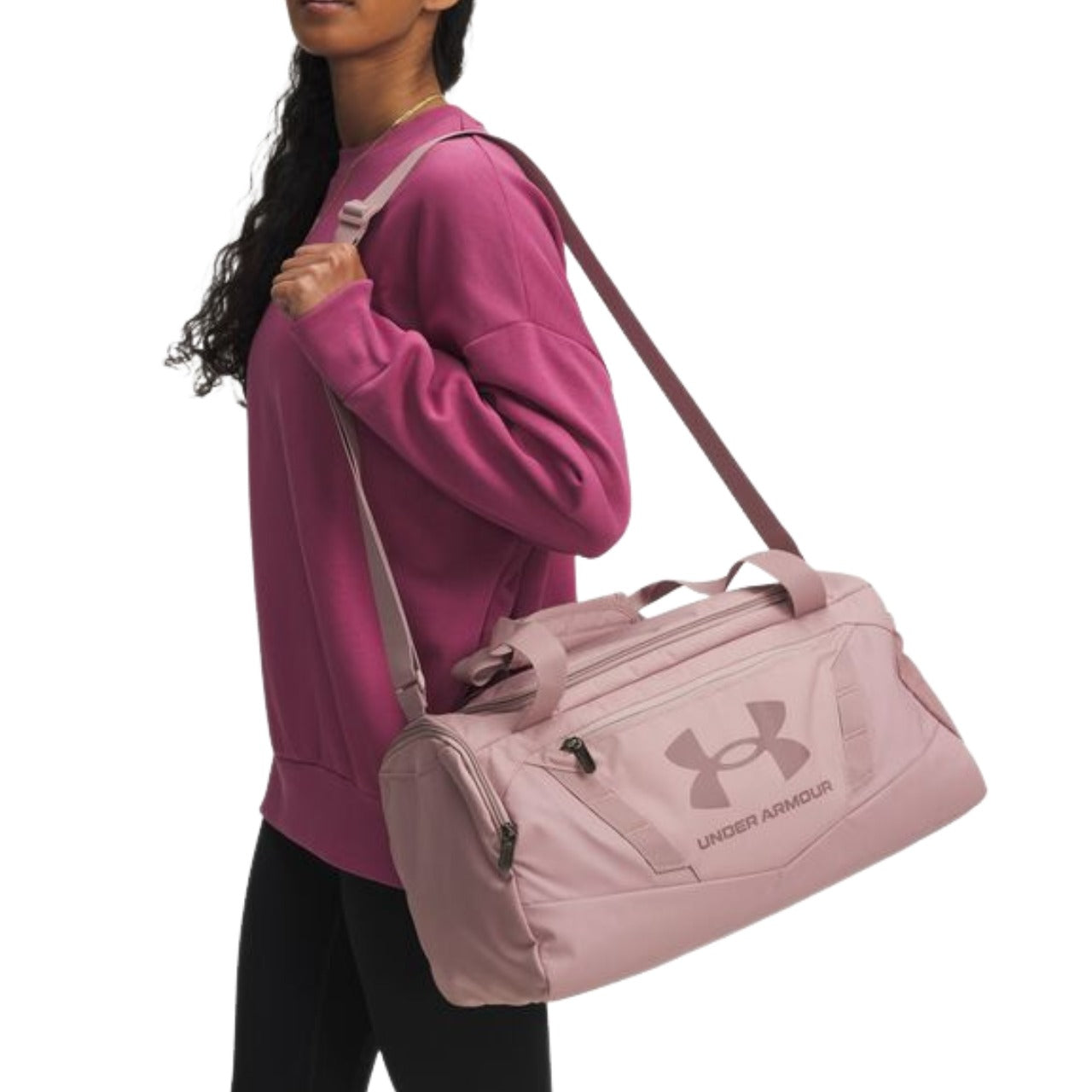 (WMNS) Under Armour Undeniable 5.0 Small Duffle Bag 'Pink' 1369221-673