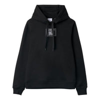 (WMNS) Burberry Prosum Label Hoodie 'Black' 8063475
