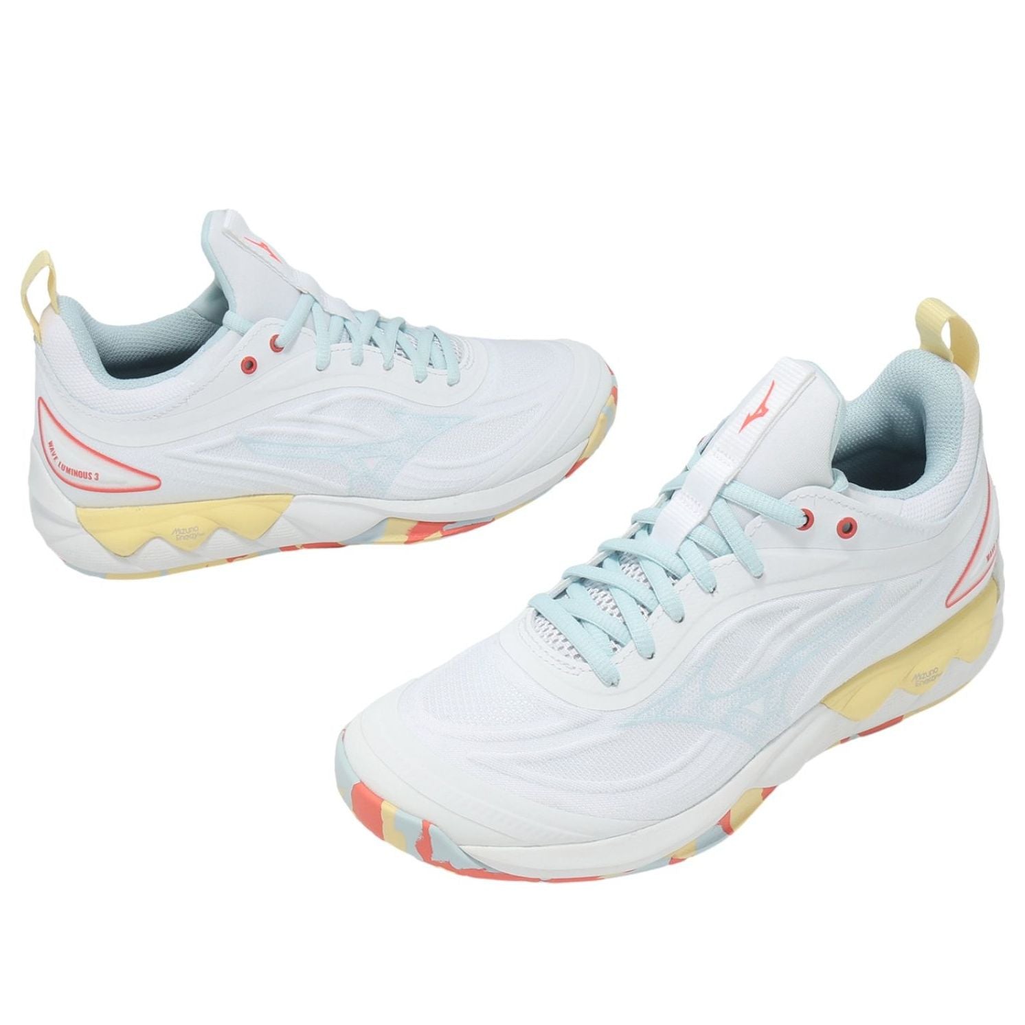 (WMNS) Mizuno Wave Luminous 3 'White Calypso Coral' V1GC242030