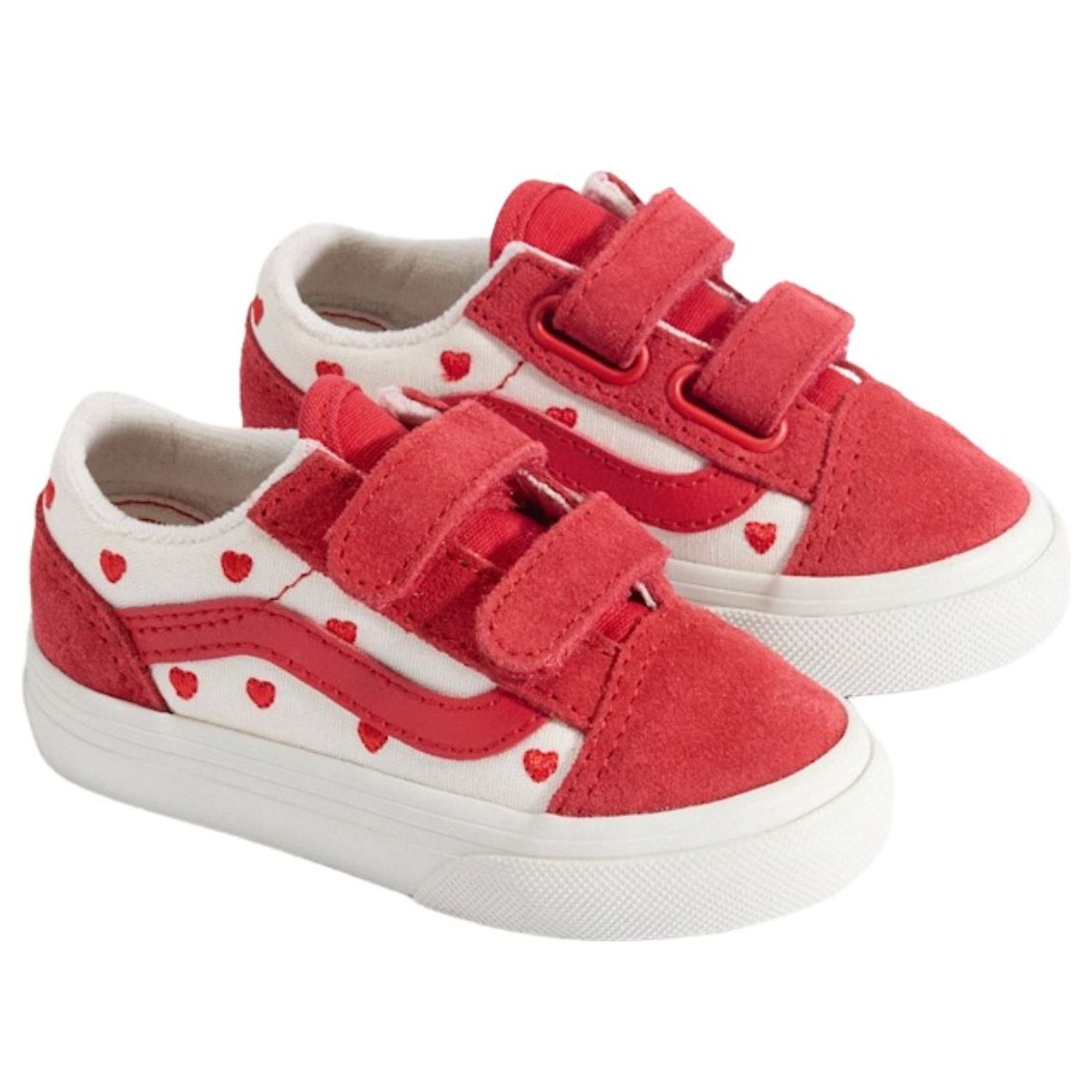 (TD)Vans Old Skool V 'Red White' VN000CTGJV6