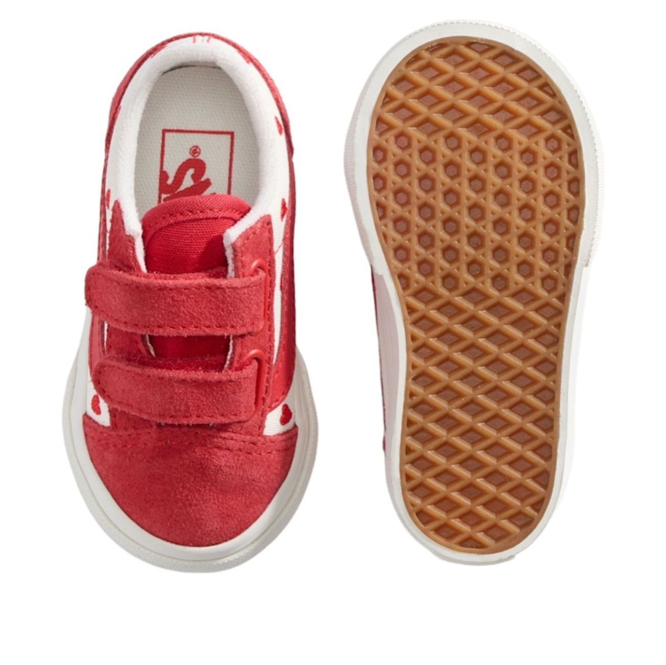 (TD)Vans Old Skool V 'Red White' VN000CTGJV6