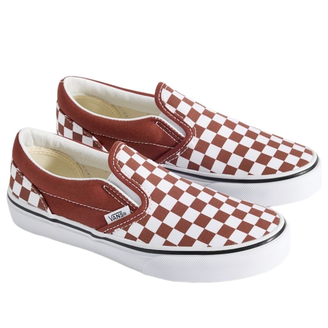 (PS) Vans Color Theory Classic Slip-On 'Brown Checkered' VN000D0JRUS