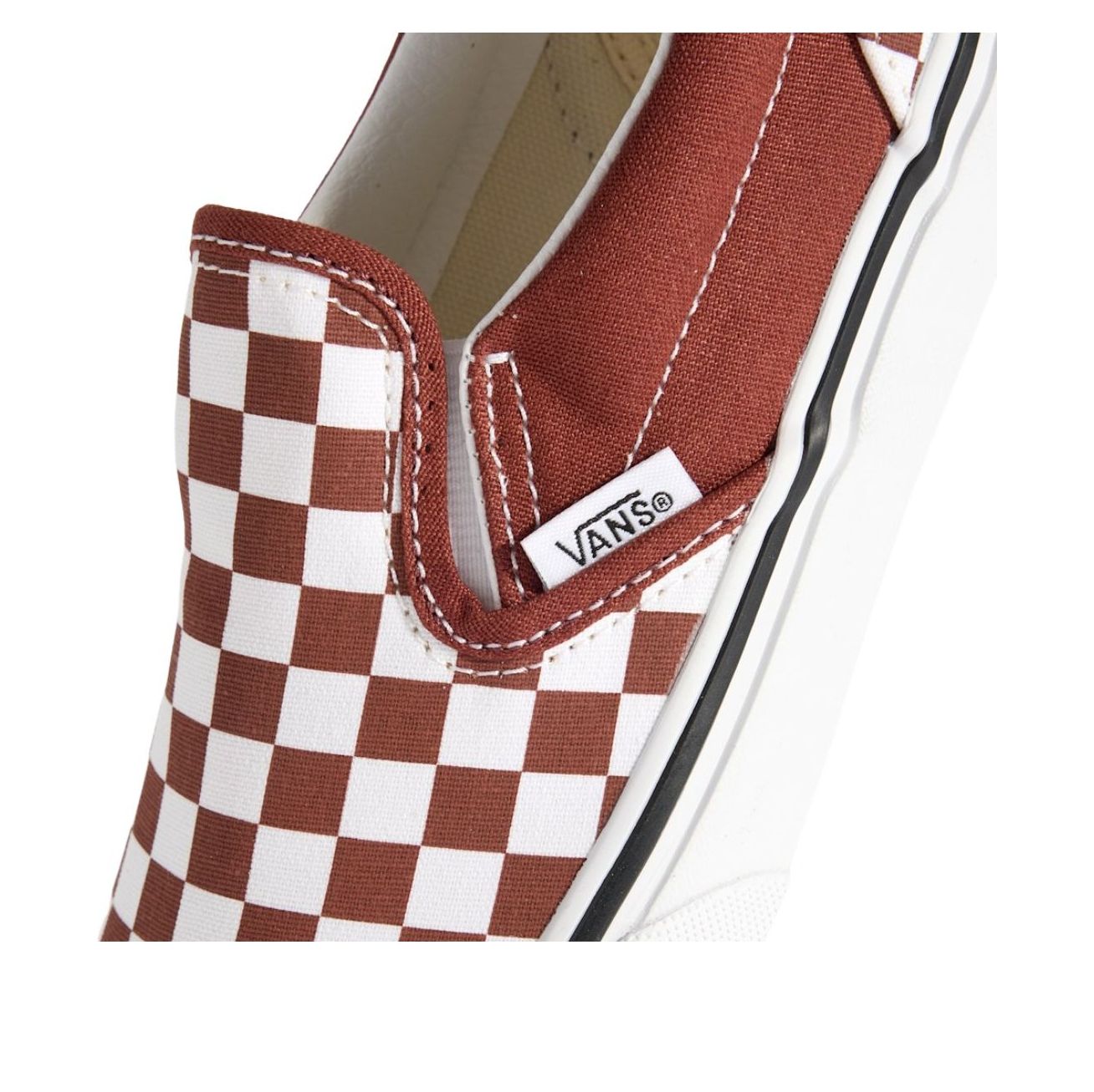 (PS) Vans Color Theory Classic Slip-On 'Brown Checkered' VN000D0JRUS