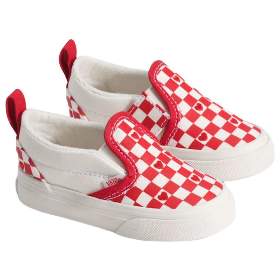 (TD) Vans Slip-On V 'Red White Checkered' VN000D0SJV6