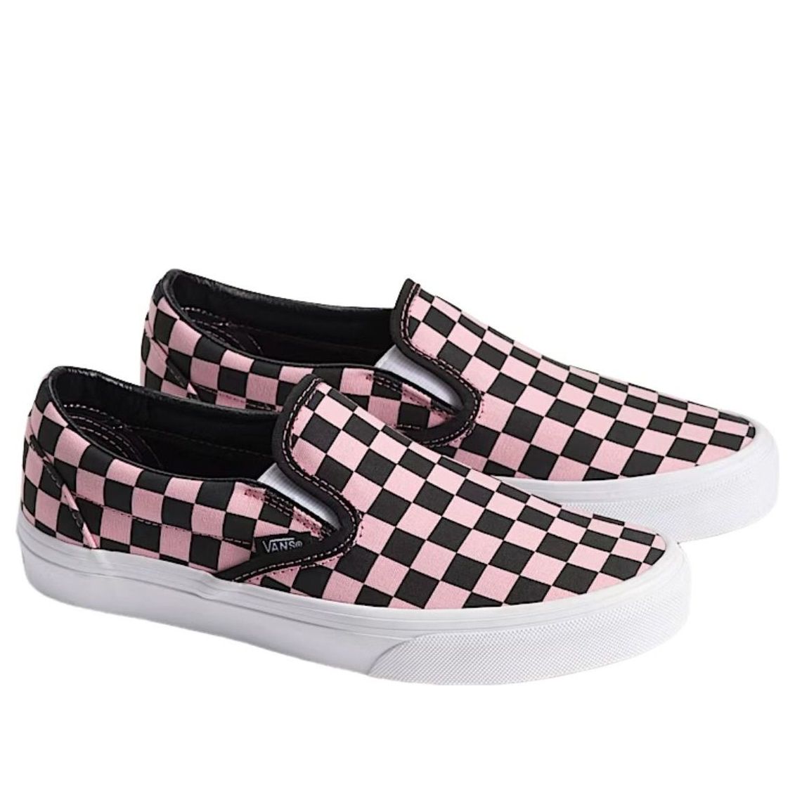 Vans Classic Slip-On Checkerboard 'Pink Black' VN000D6YPIB