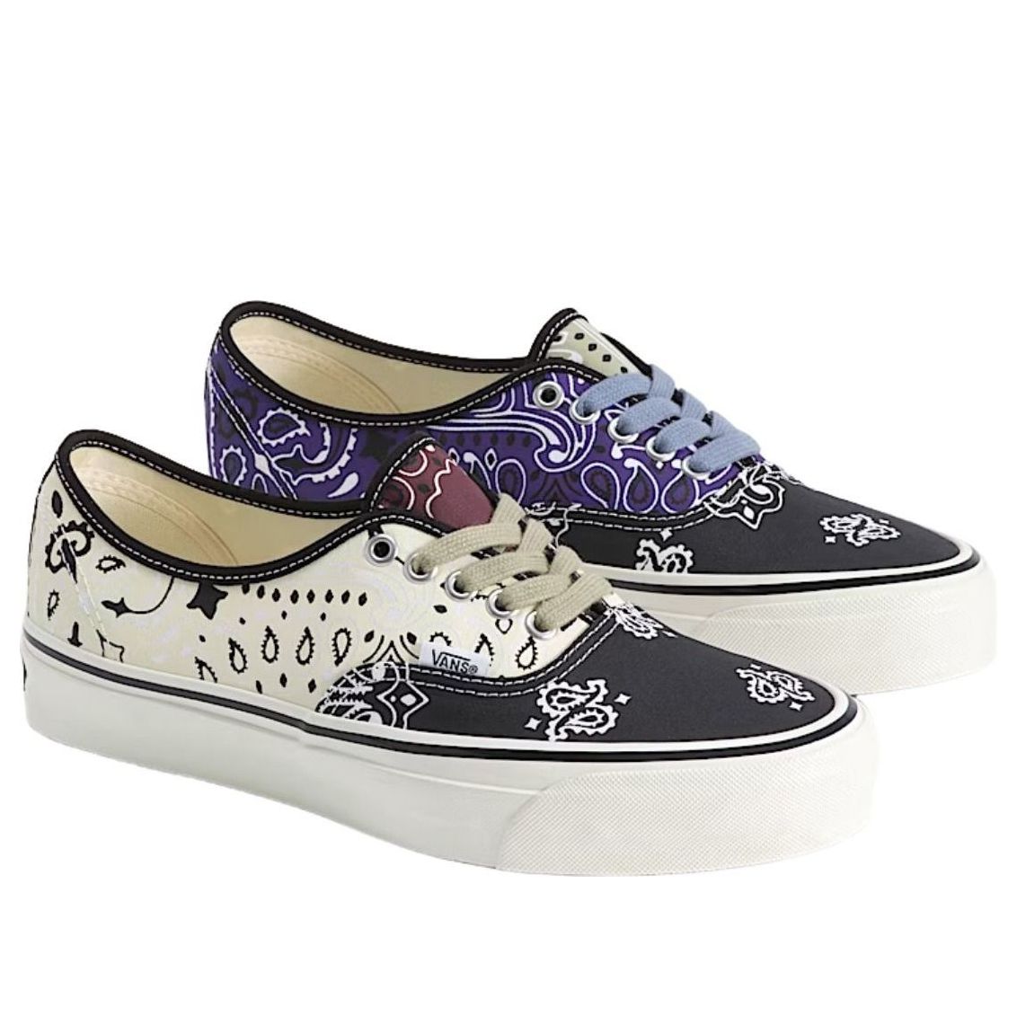 Vans Premium Authentic 'Purple Black White' VN000D9NBMB