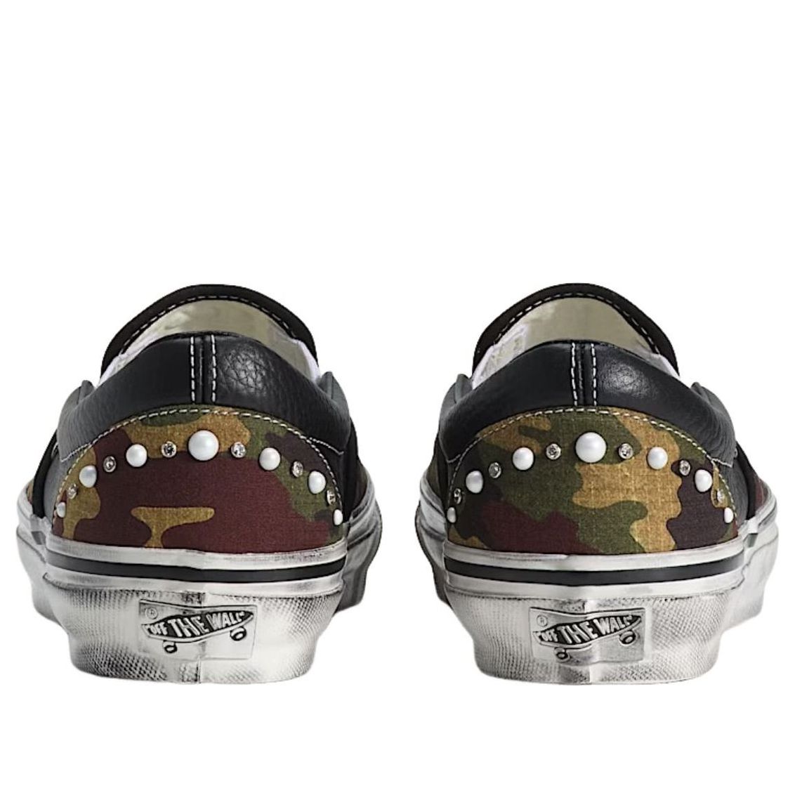 Vans Premium Classic Slip-On Pearlized 'Camo Black' VN000D9PCAK